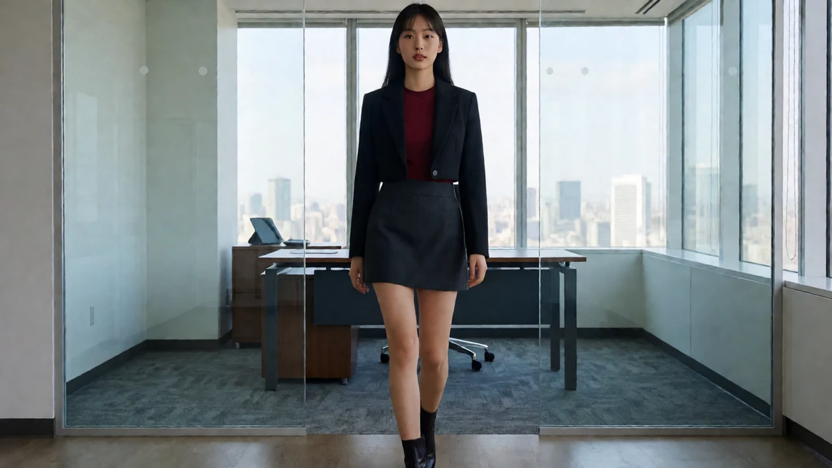 uu视频性感女上司手机专区栏目中的年轻女友风模特与手机片库场景